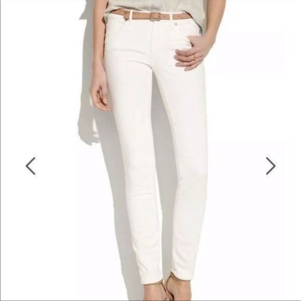 Madewell Skinny Skinny White Jeans Size 26